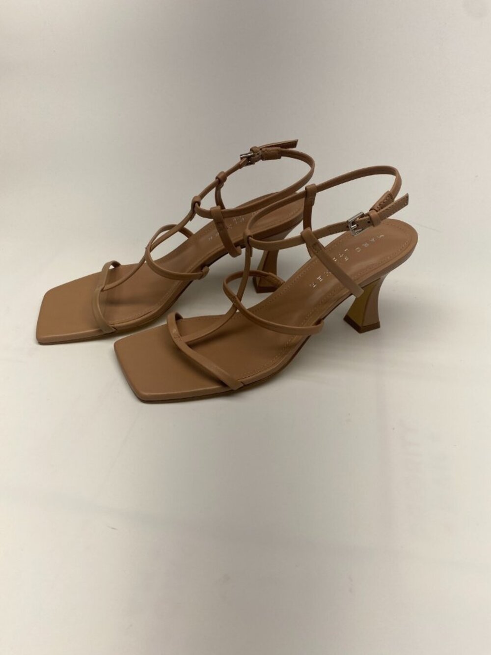 Marc Fisher LTD Womens Dennie Ankle Strap Square Toe Sandal Sz 8